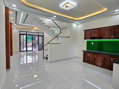 Siêu phẩm nhà  2 tầng btct đẹp lung linh 88m2 ngang 5m. mặt tiền đường xuân thới 16 gần giáo xứ bùi 2
