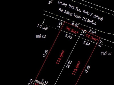 Cặp đất  6x23  mặt tiền tam đông 2, thới tam thôn, hóc môn 0