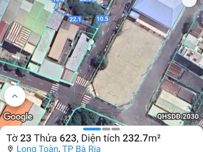 Chủ bán lô đất đường phạm văn bạch, kp3 long toàn, phường bà rịa, tp. hồ chí minh 0