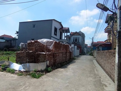 Bán đất thuận thành, bắc ninh. 80m2   mt 6m   1,85 tỷ. ô tô vào đất, sát kcn 1