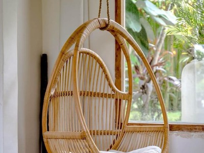 Ghế xích đu đơn mây tự nhiên 0