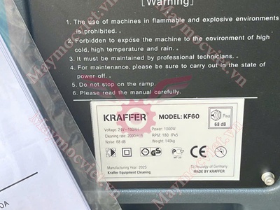 Máy chà sàn công nghiệp Kraffer KF60 giá rẻ 3