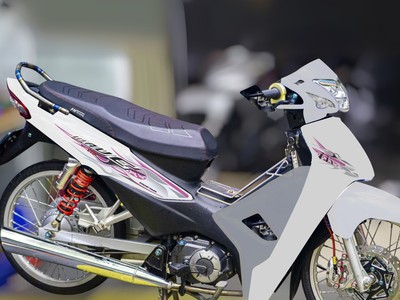 Tem xe Wave 110cc ngọn lửa đỏ cam   Đậm chất thể thao 0