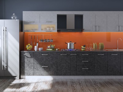 Tủ Bếp Gỗ Công Nghiệp Phủ Acrylic Chữ I Bóng Đẹp 3