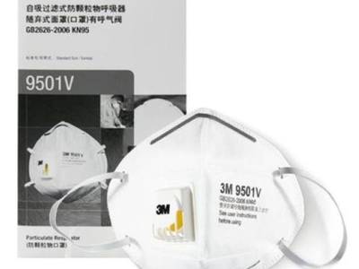 Khẩu Trang 3M   9501V Có Van  Qua Tai 0