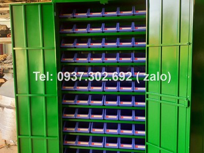 Tủ dụng cụ cơ khí 72 ngăn, tủ dồ nghề cơ khí, tủ dụng cụ cơ khí 2 cánh, tủ để linh kiện 3
