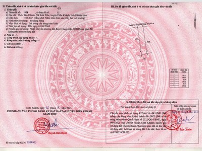 Mở bán 6 lô đất có thổ cư ở suối tiên   diên khánh  3