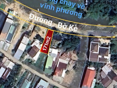 Bán lô đất view sông   diên phú, đường bờ kè  0