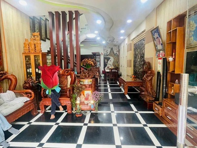 Gấp bán nhà gần chợ bình thành hẻm 7m thông 75m2 ngang 5m cực đep-4 tầng nhỉnh 6 tỷ 2