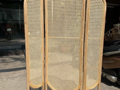 Bình phong mây mắt cáo giá rẻ nhỏ gọn 1