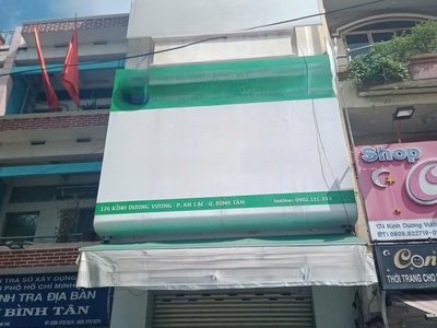 Cho thuê nhà mặt tiền kinh dương vương, ngay vòng xoay mũi tàu, bình tân 1
