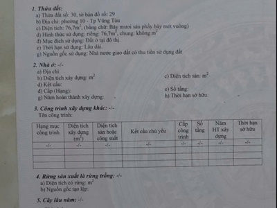 Chính chủ gởi  bán nhà 124 dương tử giang  phường rạch dừa 2