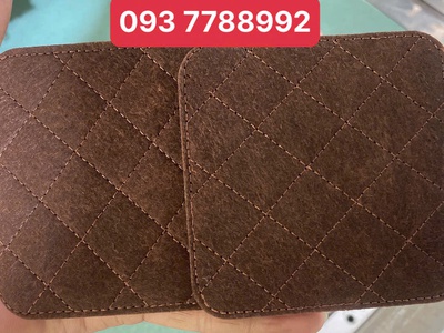 Đế lót ly vải kaki giá rẻ , lót ly luôn có sẵn 4