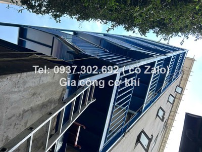 Cầu thang thoát hiểm, cầu thang PCCC, cầu thang thoát hiểm cho chung cư mini 3