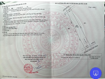 Bán đất 2715m2 tại xã vĩnh hòa, 12 tỷ vnd, pháp lý đầy đủ 2