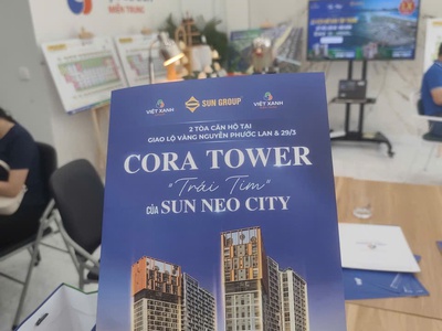 Chính thức nhận booking cora tower    trái tim sun neo city 0