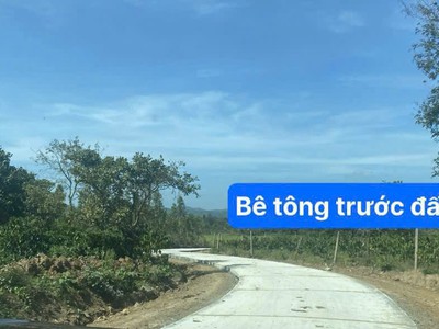 Krông bông-đắk lắk dt hơn 500m2 mặt tiền bê tông chỉ 89tr/lô 2