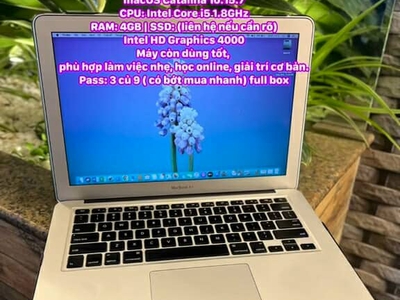 Macbook Air 13 MID 2012 Giá hạt dẻ đẹp keng 95 3