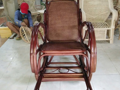 Ghế bập bênh mây cho người lớn tuổi 0