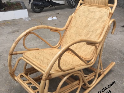Ghế bập bênh mây cho người lớn tuổi 3