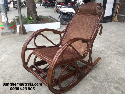 Ghế bập bênh mây cho người lớn tuổi 6