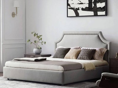 Giường Ngủ Bọc Vải Giá Rẻ 8.5 Triệu   Nâng Tầm Không Gian Phòng Ngủ 2