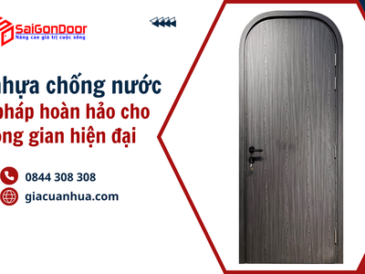 Cửa nhựa chống nước   giải pháp hoàn hảo cho không gian hiện đại 0