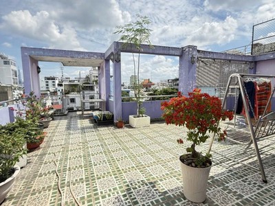 Nhà lô góc nỏ hậu shr 4 tầng hxh né 105m2 bình lợi bình thạnh s 3