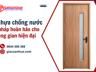 Cửa nhựa chống nước   giải pháp hoàn hảo cho không gian hiện đại 1
