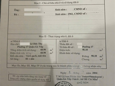 Bán nhà 98m2   hẻm 6m lê đức thọ, sát dương quãng hàm, gò vấp   chỉ 8.5 tỷ 1