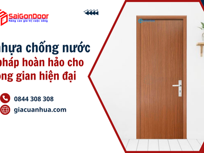Cửa nhựa chống nước   giải pháp hoàn hảo cho không gian hiện đại 2
