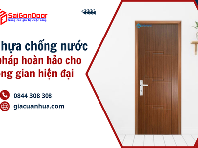 Cửa nhựa chống nước   giải pháp hoàn hảo cho không gian hiện đại 3