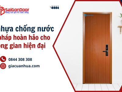 Cửa nhựa chống nước   giải pháp hoàn hảo cho không gian hiện đại 4