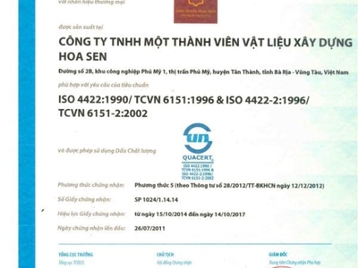 Bảng Giá Ống Nhựa Hoa Sen 1