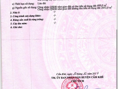 Chính chủ cần bán đất tại khu suông 1  hương lung cũ    phú khê 4