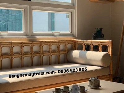 Sofa mây vuông đơn giản 4