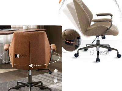 Ghế xoay văn phòng nệm dày nhỏ gọn CE1031-P tại HCM 3