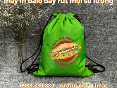 Xưởng Balo dây rút xanh lá bánh mì ship 0