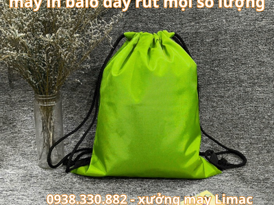 Xưởng Balo dây rút xanh lá bánh mì ship 1