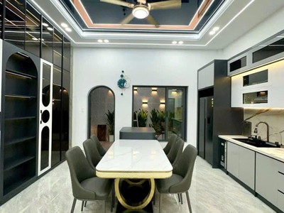 Nhà mới shr 4 tầng hxt 96m2, vuông   thạnh xuân 25 quận 12 s 2