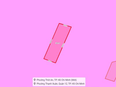 Đất vuông shr đ.12m 96m2   thạnh xuân 43 quận 12 ss 4