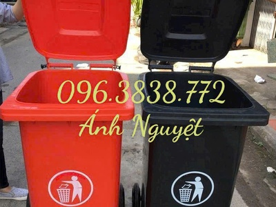 Thùng rác 240L nhựa HDPE siêu bền, giá siêu rẻ 1