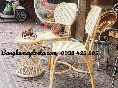 Ghế đơn mây lưới mắt cáo 4