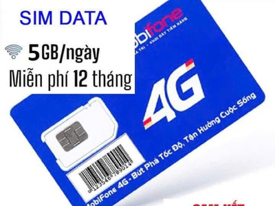 Sim 5G mobifone 5gb/ngày  giá chỉ 60k/tháng 0
