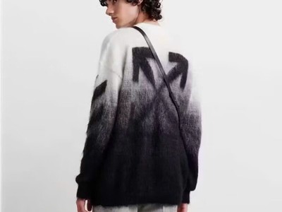 Áo len unisex họa tiết mũi tên ombre cao cấp 1