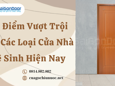 Ưu Điểm Vượt Trội Của Các Loại Cửa Nhà Vệ Sinh Hiện Nay 1