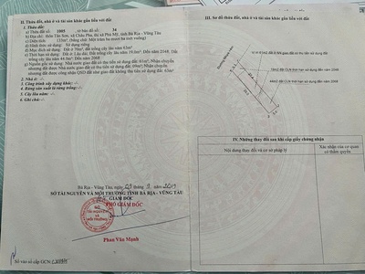 Bán văn phòng nhà vườn gần ubnd xã châu pha như hình gần 550mv 1