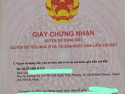 Cần bán gấp nhà mặt tiền xô viết nghệ tĩnh phường 26, quận bình thạnh 2
