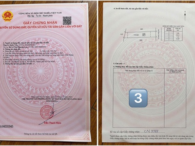 9 lô đất liền kề vị trí đẹp tại xã đất đỏ, gần trước cổng kcn đất đỏ 4
