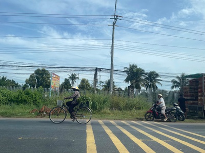 Bán đất 2 mặt tiền quốc lộ 55, la gi   1784m  có 200m  thổ cư, giá 26 tỷ 4